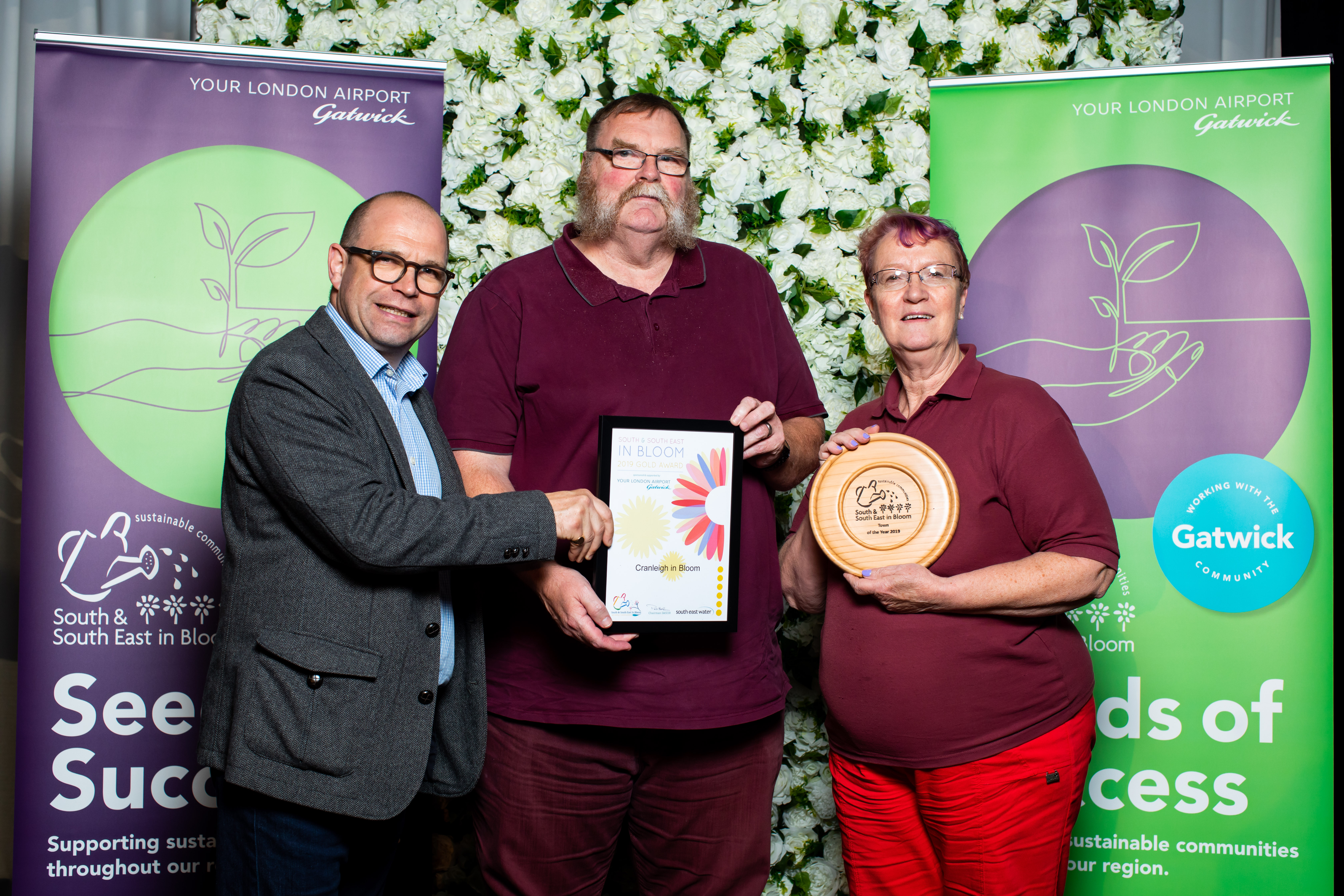 Triple Win for Cranleigh in Bloom at Regional Awards