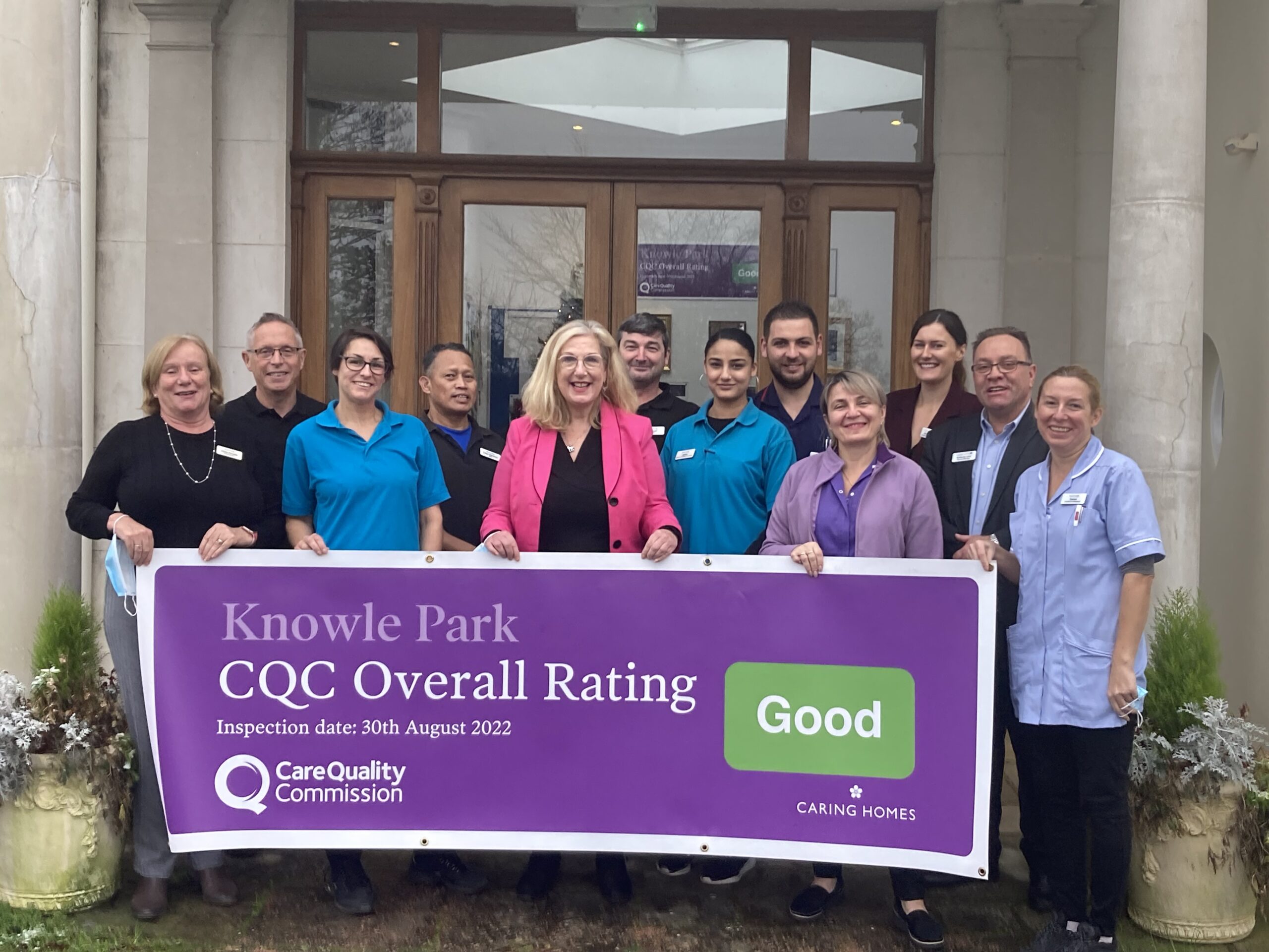 Cranleigh nursing home celebrates positive CQC inspection